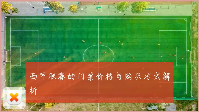 西甲联赛的门票价格与购买方式解析