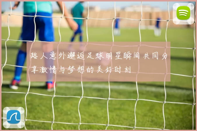 路人意外邂逅足球明星瞬间共同分享激情与梦想的美好时刻